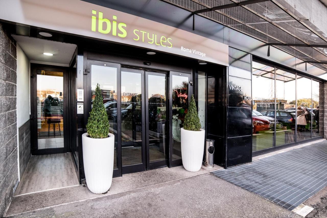 Hotel Ibis Styles Roma Vintage Exterior foto